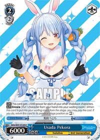 Usada Pekora - hololive production - Weiss Schwarz card