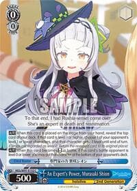 An Expert's Power, Murasaki Shion - hololive production - Weiss Schwarz card