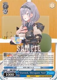 Stunned, Shirogane Noel (SR) - hololive production - Weiss Schwarz card