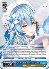My Alcohol! Yukihana Lamy (SR) - hololive production - Weiss Schwarz card