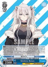 Shishiro Botan - hololive production - Weiss Schwarz card