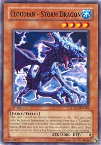 Cloudian - Storm Dragon - Light of Destruction - YuGiOh card