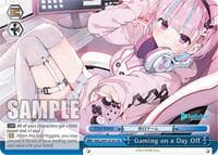 Gaming on a Day Off - hololive production - Weiss Schwarz card