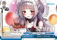 Shion's Birthday (RRR) - hololive production - Weiss Schwarz card