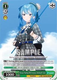 Dinosaur Hunting With Everyone, Hoshimachi Suisei - hololive production - Weiss Schwarz card