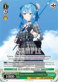 Dinosaur Hunting With Everyone, Hoshimachi Suisei (RRR) - hololive production - Weiss Schwarz card