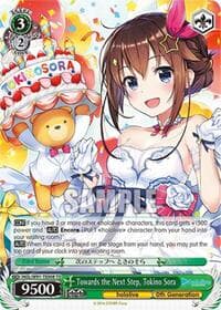 Towards the Next Step, Tokino Sora - hololive production - Weiss Schwarz card
