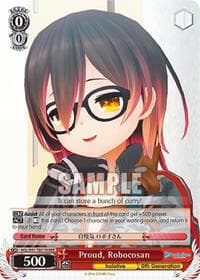 Proud, Robocosan (RRR) - hololive production - Weiss Schwarz card