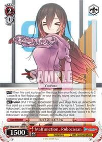 Malfunction, Robocosan - hololive production - Weiss Schwarz card