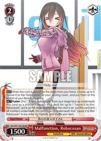 Malfunction, Robocosan (RRR) - hololive production - Weiss Schwarz card