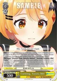 Cunning, Yozora Mel - hololive production - Weiss Schwarz card