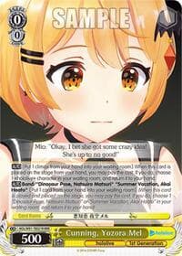 Cunning, Yozora Mel (RRR) - hololive production - Weiss Schwarz card