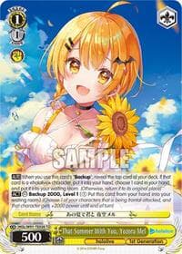 That Summer With You, Yozora Mel - hololive production - Weiss Schwarz card