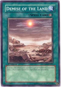 Demise of the Land - Light of Destruction - YuGiOh card