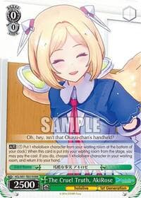 The Cruel Truth, AkiRose (RRR) - hololive production - Weiss Schwarz card