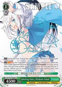 Splashing Water, Shirakami Fubuki (SP) - hololive production - Weiss Schwarz card