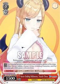 Never-Ending Halloween, Yuzuki Choco (RRR) - hololive production - Weiss Schwarz card