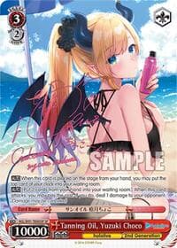 Tanning Oil, Yuzuki Choco (SP) - hololive production - Weiss Schwarz card