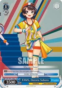 FAMS, Oozora Subaru - hololive production - Weiss Schwarz card