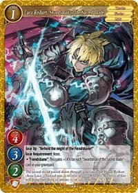 Luca Reihart, Swordsman of the Sacred Blade - Become the Hero! - Gate Ruler card