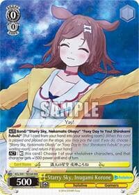 Starry Sky, Inugami Korone (RRR) - hololive production - Weiss Schwarz card