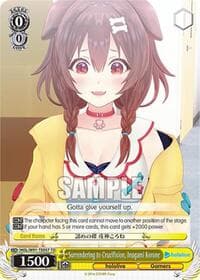 Surrendering to Crucifixion, Inugami Korone - hololive production - Weiss Schwarz card