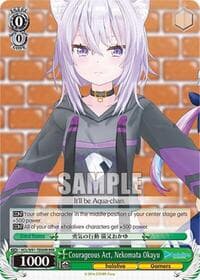 Courageous Act, Nekomata Okayu (RRR) - hololive production - Weiss Schwarz card