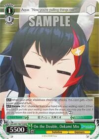 On the Double, Ookami Mio (RRR) - hololive production - Weiss Schwarz card
