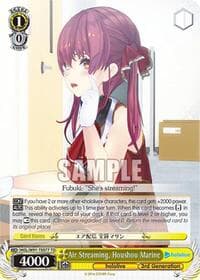 Air Streaming, Houshou Marine - hololive production - Weiss Schwarz card