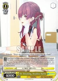 Air Streaming, Houshou Marine (RRR) - hololive production - Weiss Schwarz card