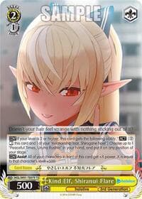 Kind Elf, Shiranui Flare - hololive production - Weiss Schwarz card