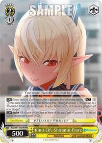 Kind Elf, Shiranui Flare (RRR) - hololive production - Weiss Schwarz card