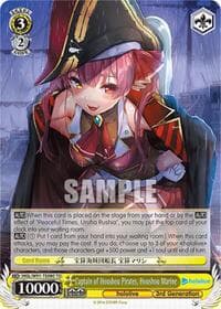 Captain of Houshou Pirates, Houshou Marine - hololive production - Weiss Schwarz card