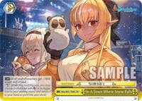 In A Town Where Snow Falls - hololive production - Weiss Schwarz card