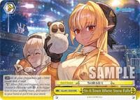 In A Town Where Snow Falls (RRR) - hololive production - Weiss Schwarz card