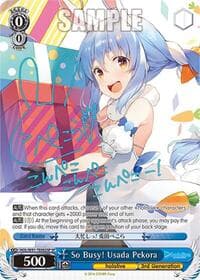 So Busy! Usada Pekora (SP) - hololive production - Weiss Schwarz card