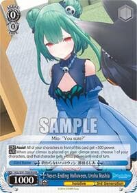 Never-Ending Halloween, Uruha Rushia (RRR) - hololive production - Weiss Schwarz card