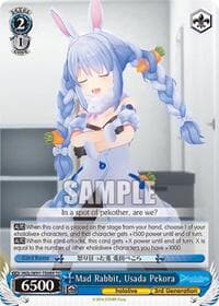 Mad Rabbit, Usada Pekora - hololive production - Weiss Schwarz card