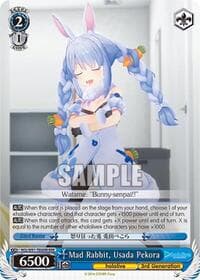 Mad Rabbit, Usada Pekora (RRR) - hololive production - Weiss Schwarz card