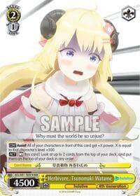Herbivore, Tsunomaki Watame (RRR) - hololive production - Weiss Schwarz card