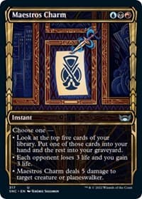 Maestros Charm (Showcase) - Streets of New Capenna - Magic: The Gathering card