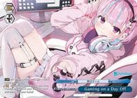 Gaming on a Day Off (PR) - hololive production - Weiss Schwarz card