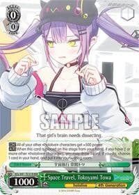 Space Travel, Tokoyami Towa - hololive production - Weiss Schwarz card