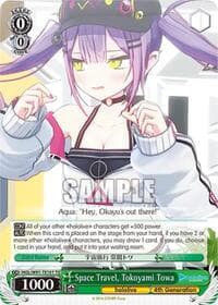 Space Travel, Tokoyami Towa (RRR) - hololive production - Weiss Schwarz card