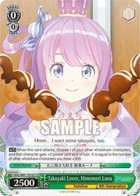 Takoyaki Lover, Himemori Luna (RRR) - hololive production - Weiss Schwarz card