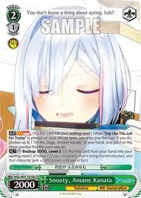 Snooty, Amane Kanata - hololive production - Weiss Schwarz card