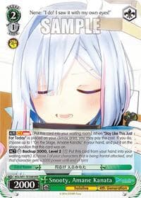 Snooty, Amane Kanata (RRR) - hololive production - Weiss Schwarz card