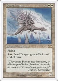 Pearl Dragon - Classic Sixth Edition - Magic: The Gathering card