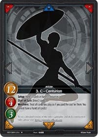 3. C - Centurion (A) - Become the Hero! - Gate Ruler card