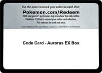Code Card - Aurorus EX Box - Miscellaneous Cards & Products - Pokemon card